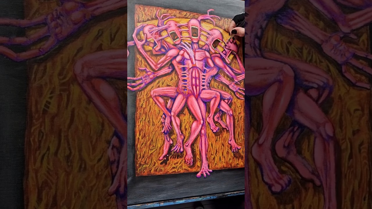 Painting "Insomnia 3" Timelapse 