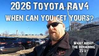 2026 Toyota Rav4. When can you get yours?