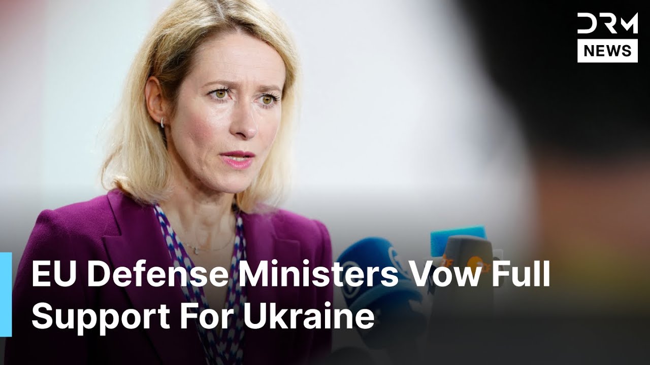 Just In: EU's Top Diplomat Kaja Kallas Speaks After Defense Ministers Meeting on Ukraine | AC1G