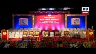 Bangalore University 51st Annual Convocation - 2016