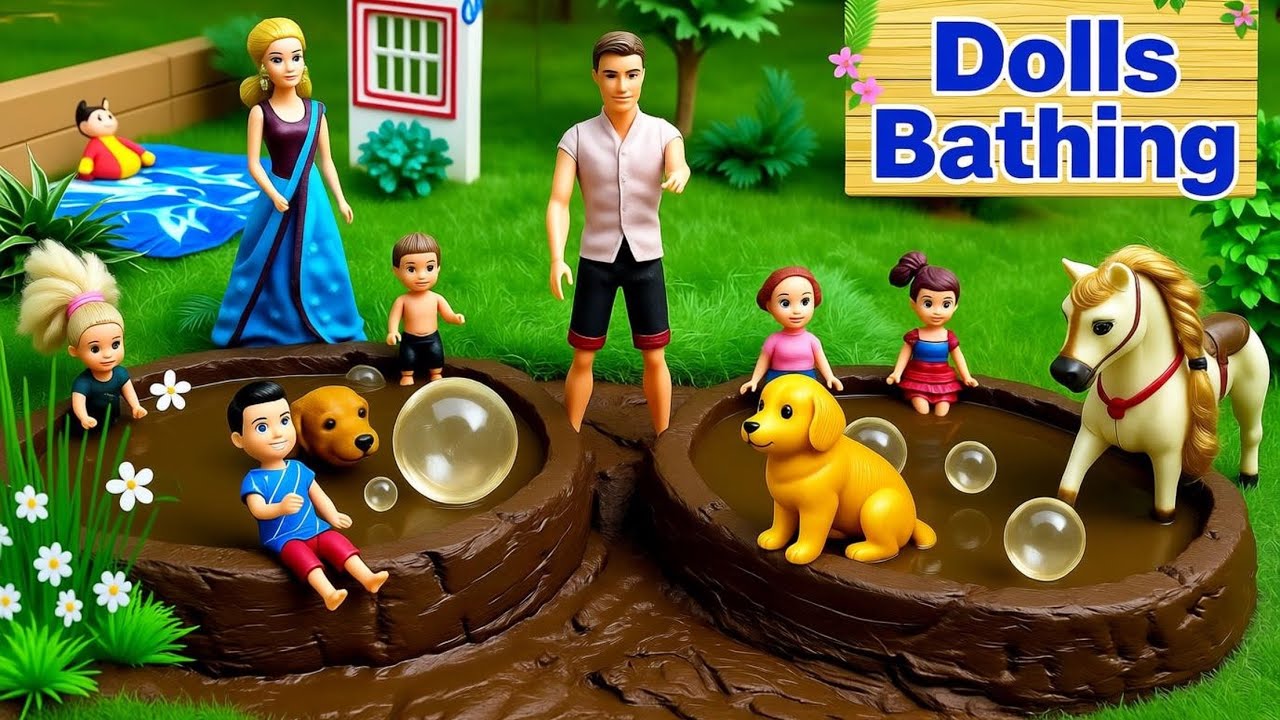 Barbie Routine in Indian Village|Gudiya wala Epi-263|Barbie barbie|barbie ki kahani