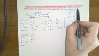 Lesson #5 Old Fashioned Train Problem Old Fashioned Train Problem