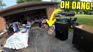 YARD SALE FIRE CHILLIN' IN A BOX!