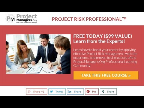 PROJECT RISK PROFESSIONAL™ FREE ONLINE COURSE • Courses10.com - YouTube