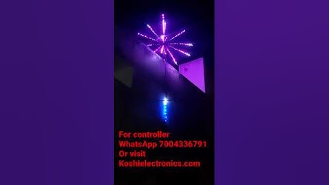Pixel led Cracker tree from ws2811 led