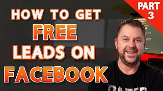 How to generate leads on Facebook for free & how to generate leads on Facebook organically