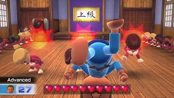 Wii Party U - Dojo Domination ( Advanced Mode, Eng Sub ) Player Monk