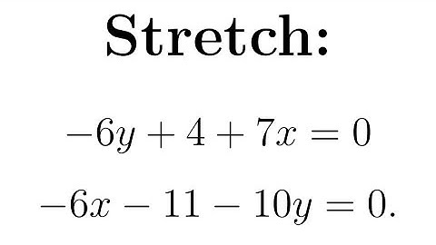 Systems of Two Linear Equations in Two Variables Part 5 | Elimination Method of Solving Equations