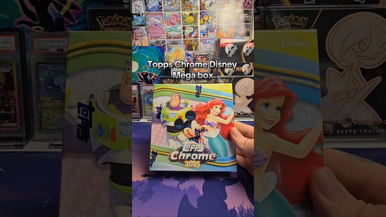 Topps Chrome Disney Mega box 2025 