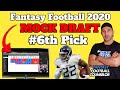 Fantasy Football Mock draft 2020 - 6th Overall Pick