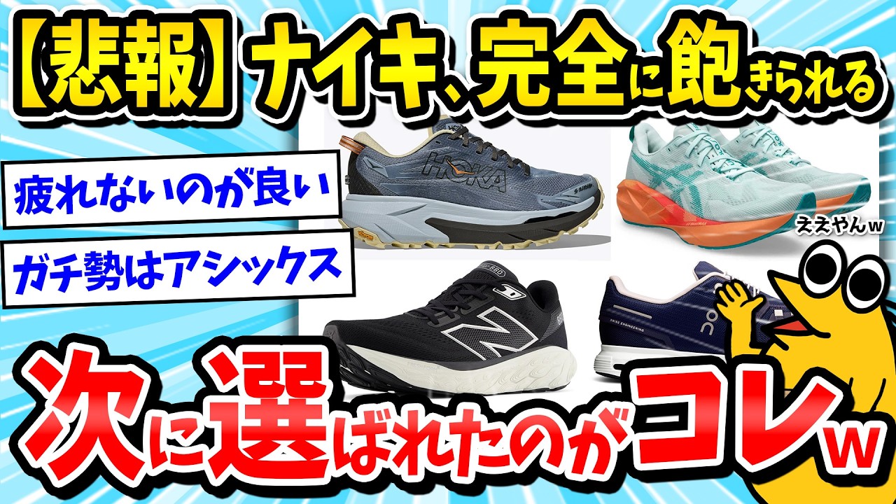 【2ch面白いスレ】ナイキ離れ加速、代わりに人気のスニーカーがこれwww【メンズファッション/NIKE/ゆっくり解説】