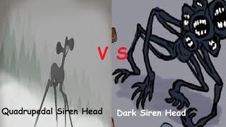 Quadrupedal Siren Head Vs Dark Siren Head