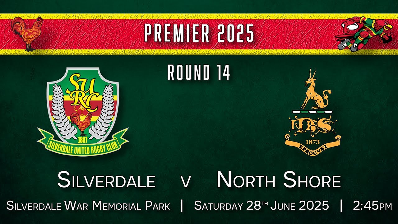 Premier 2025 Round 14: Silverdale 16-15 North Shore - 28/06/25
