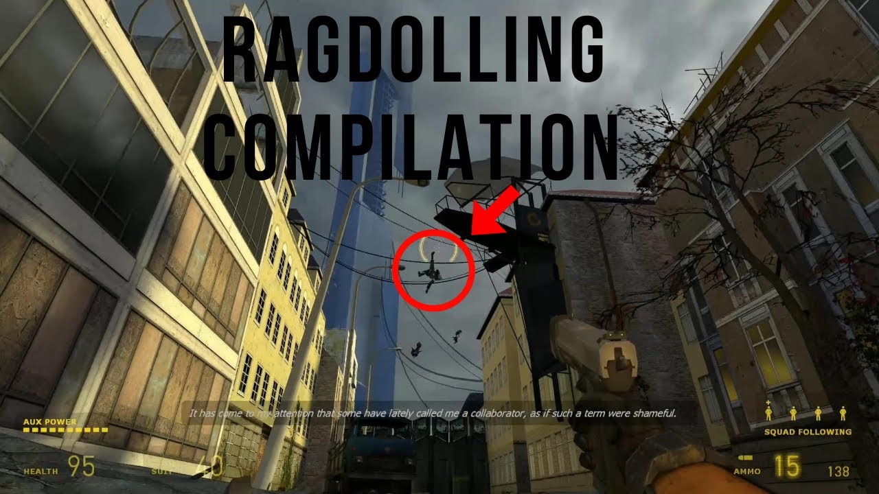 Most Epic Combine Ragdolling in Half-Life 2 (Compilation) - YouTube