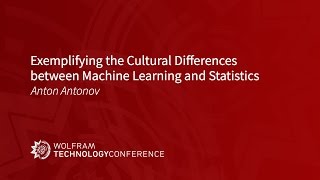 Exemplifying the Cultural Differences between Machine Learning and Statistics