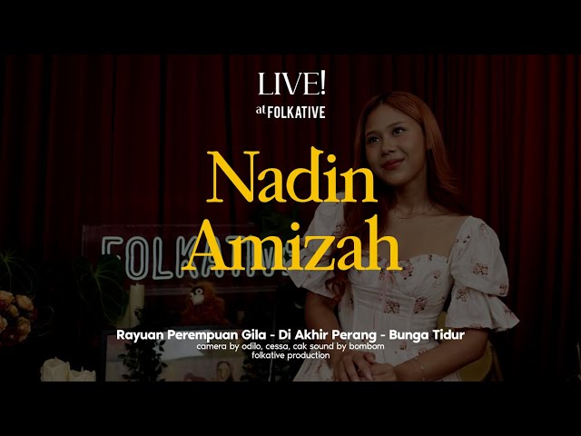 Nadin Amizah Acoustic Session | Live! at Folkative class=