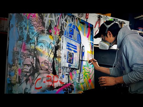 스타워즈, 나의 인생 작품 | Urban Art & Pop Art (작업영상)