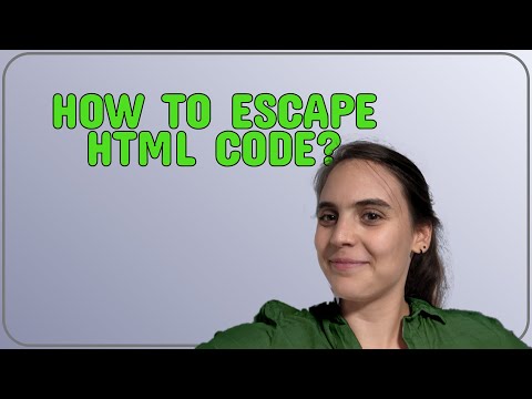 Wordpress: How to escape html code?
