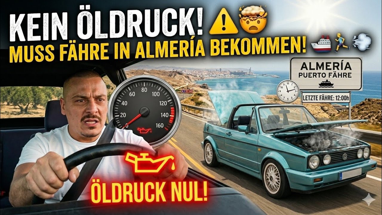 Plötzlich kein Öldruck mehr II Ich muss die Fähre kriegen 