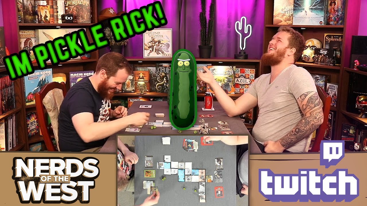 Pickle Rick The Board Game Board Game Live Stream Upload YouTube