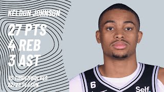 Keldon Johnson vs Minnesota Timberwolves | 26.10.2022