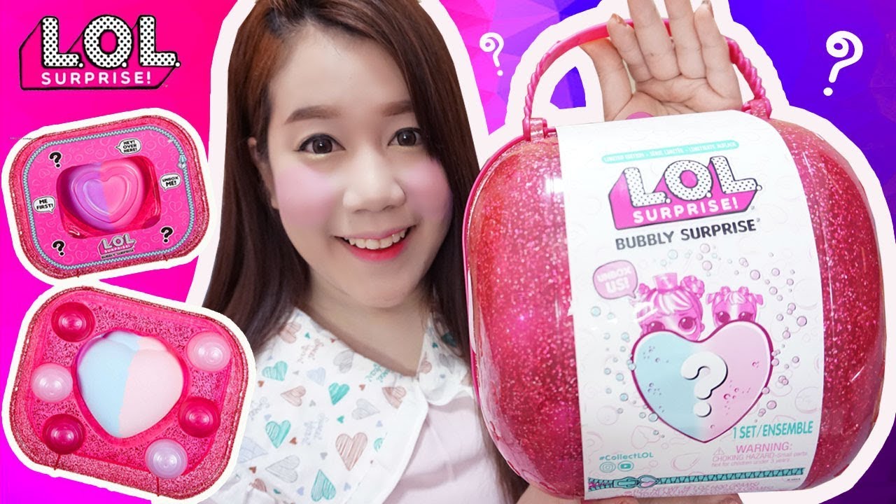 รีวิวlol  2022 Update  คะน้ารีวิว ♡ L.O.L ฟองฟู่เซอร์ไพรส์ ไข่ชมพูยักษ์ !! | Bubbly Surprise