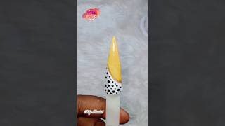 Yellow 🟡 Dott Nailart Design for women 🧿#titasasnailzone #nailartdesign #new #nailextensions