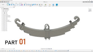 Designing Leaf Spring in Fusion 360 - Part 1