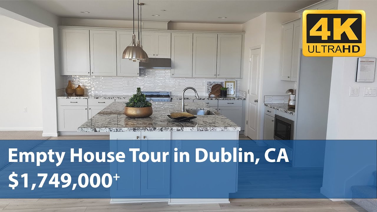 Empty House Tour in Dublin, CA | 2 Story Single Family Home | $1,749,000+ | 3,009 SqFt | 4 BD | 3 BA