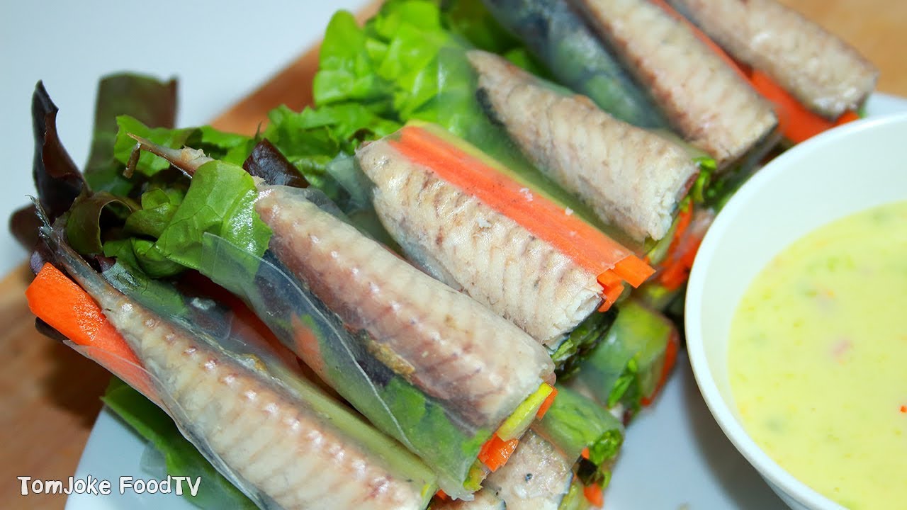 วิธีทำสลัดโรลปลาทูและน้ำจิ้มสลัดซีฟู๊ด พร้อมเทคนิดการห่อแบบโชว์ไส้ salad Rolls