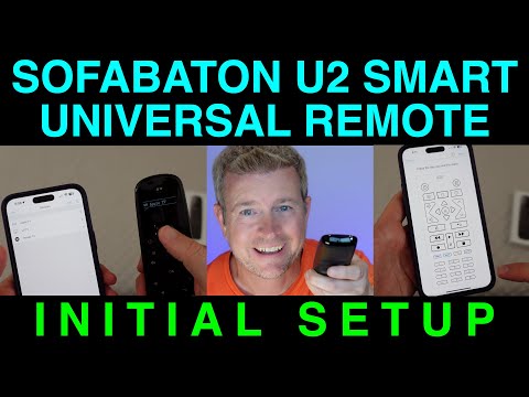 SofaBaton U2 Smart Remote Setup & Adding Devices Demo