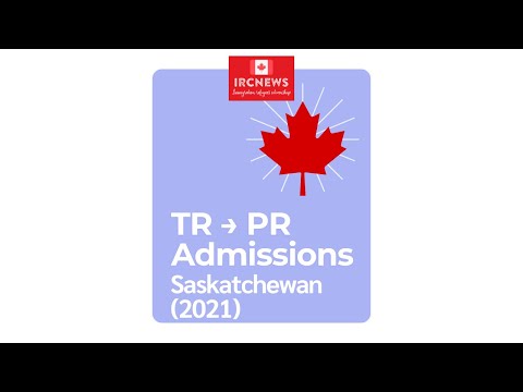 Canada Immigration TR to PR Admissions in Saskatchewan (2021)