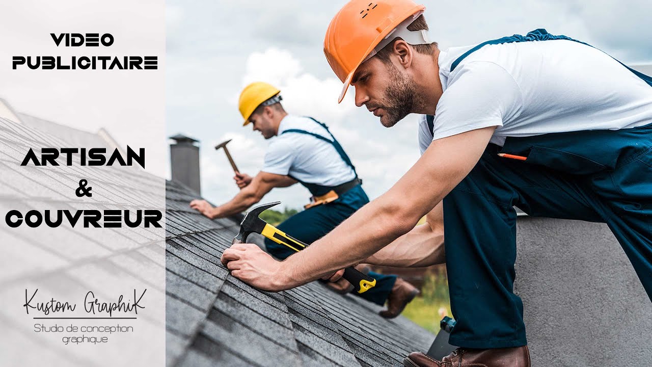 Vidéo publicitaire pour couvreur