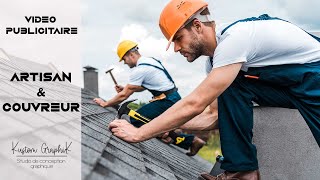 Vidéo publicitaire pour couvreur