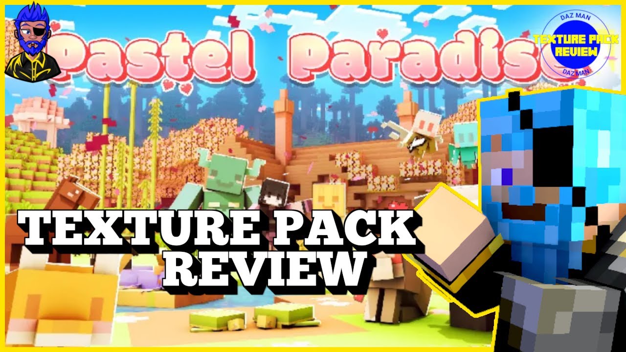Pastel Paradise Texture Pack Review ¦ Daz Man Minecraft Texture Pack ...