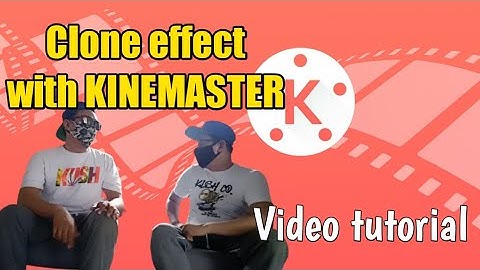 Video tutorial on how to make a clone effect using Kinemaster editing app.