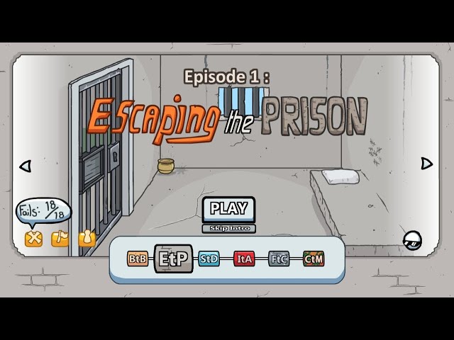 Escaping the Prison (Flash) - All Fails and Endings 