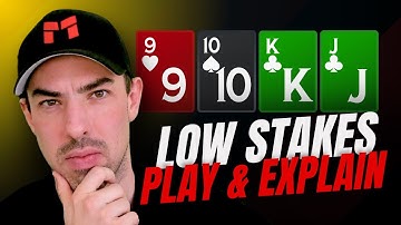 How to CRUSH low stakes PLO (Live Play and Explain)