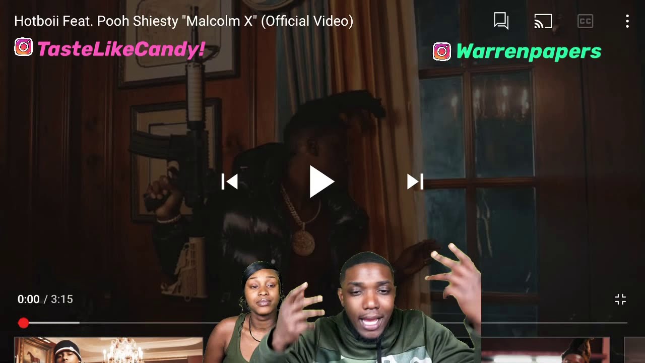 Hotboii Feat. Pooh Shiesty "Malcolm X" (Official Video Reaction YouTube