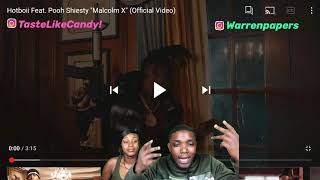 Hotboii Feat. Pooh Shiesty Malcolm X Official Video Reaction