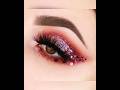 Beautiful attractive glitter eye makeup #bridal eye makeup #shorts #tiktok #fashion #bts #