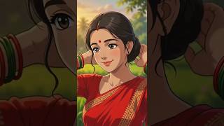 village cooking | peaceful Village Life | village life anime style | ghibli cooking #shorts