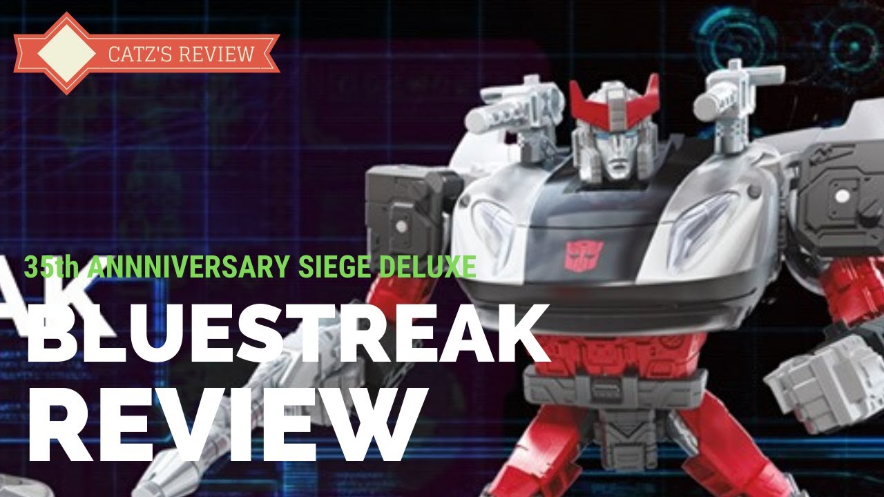 Transformers War For Cybertron Deluxe 35th Anniversary WFC-S64 Bluestreak – Action Figure Collezionabile