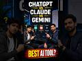 ChatGPT vs Claude vs Gemini: Developer Ke Liye Best Kaunsa? #geminiai #ai #coding