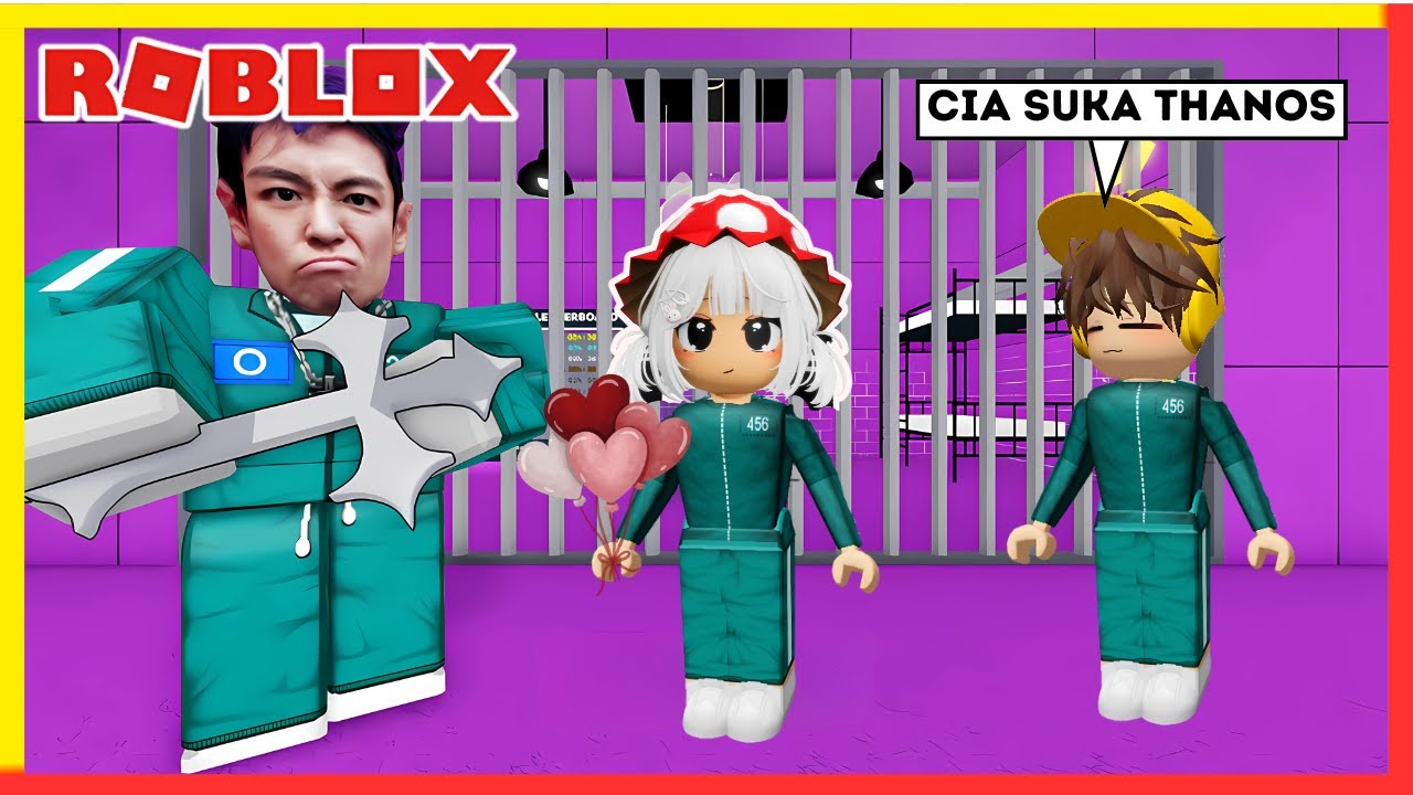 Cio Dan Cia Menemukan Penjara Thanos Squid game! (ROBLOX)