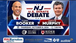 New Jersey Senate Debate - Cory Booker vs Justin Murphy