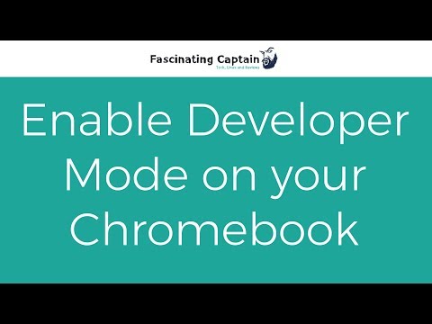 Enable Developer Mode on your Chromebook