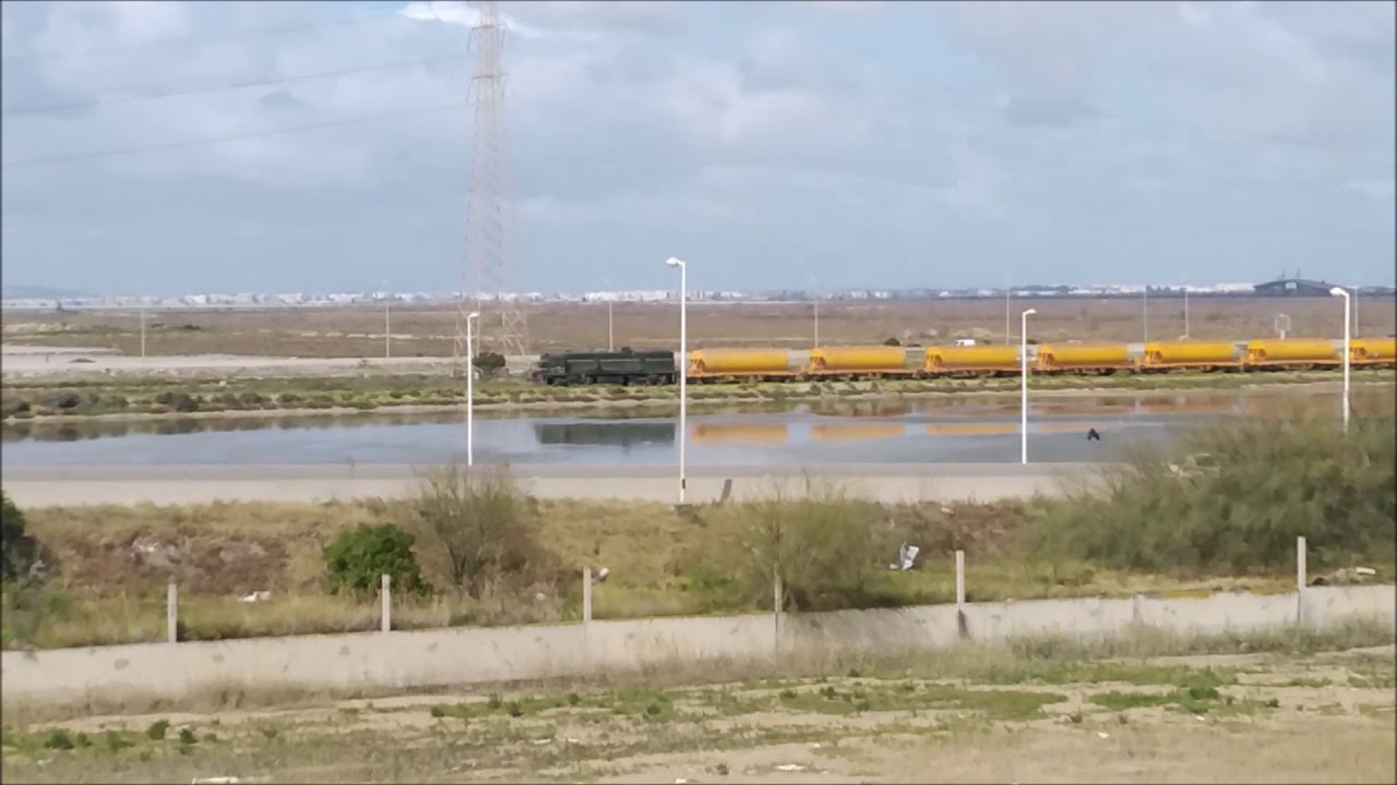 SNCFT:Freight Train Tracted by GE U22C Class 060-DN Filmed from a Long Distance In Line 20 ♥️