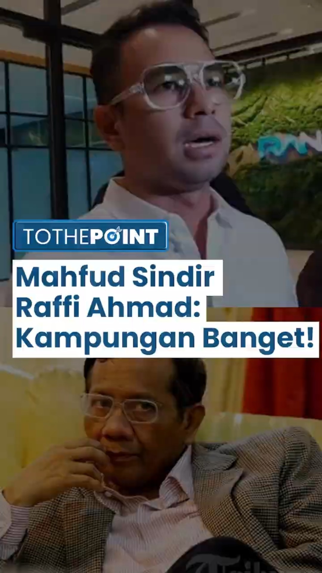 Mahfud MD Sindir Raffi Ahmad Buntut Mobil Dinas yang Viral di MedSos : Kok Kampungan Banget!