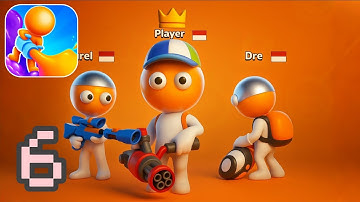 Dye Hard - Color War - Gameplay Walkthrough Part 6 - Paint or Be Painted! (iOS, Android)